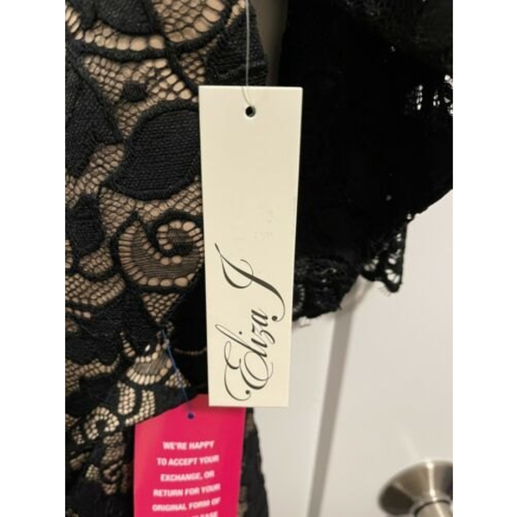 Eliza J Women's Lace Flounce Hem Dress - Picture 2 of 8